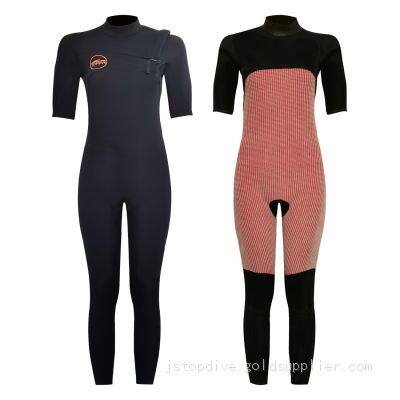 3/2mm Super Stretch Neoprene Women Chest Zip Wetsuit