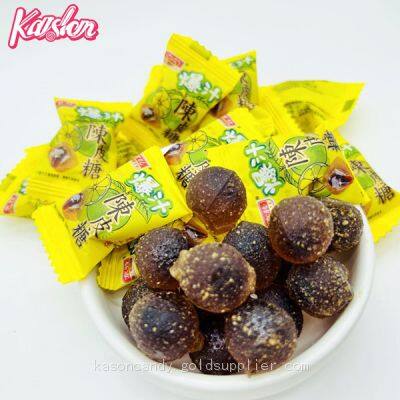 HALAL certification herbal filled tangerine flavor small size soft candy