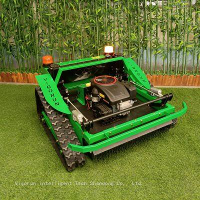 remote controlled lawn mower, China robotic slope mower price, wireless remote control lawn mower for sale