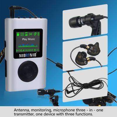 NIORFNIO Portable Multimedia FM Transmitter Held in Hand With the Function of Monitoring a Bluetooth Microphone photo-5