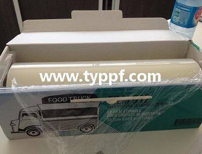 Película de embalaje de PVC para envolver alimentos, rollos de envoltorio de alimentos de PVC