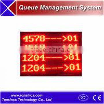 Tonsincs Dot Matrix waiting room main LED display for Queuing System