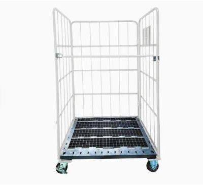 Warehouse Logistics Sorting Carbinet Trolley Metal Roll Container photo-4