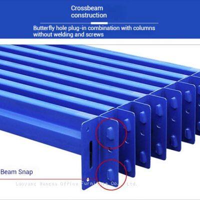 HN-SH594 Premium Powder Coated Metal Racking for Showroom, Modern Boltless Design, Smooth Surface, Multi-color Option, Professional Supplier Custom photo-4