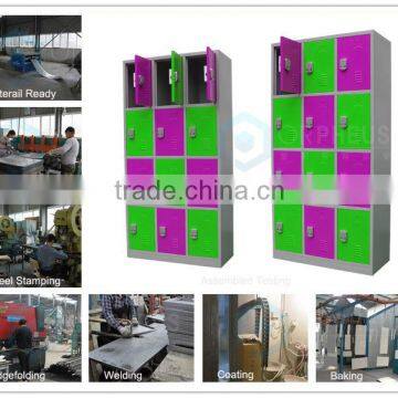 Mixture Colour Steel Locker Train Station Intelligent Parcel Dilivery Locker Public Storage Locker For Fitness Center