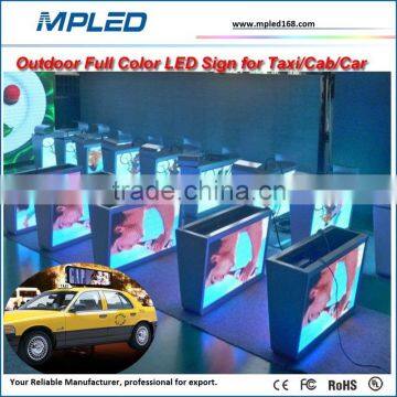 Professional Supplier of taxi top led video display In cheap price high return