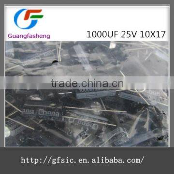 (hot Sale)1000UF 25V 10X17 photo-2