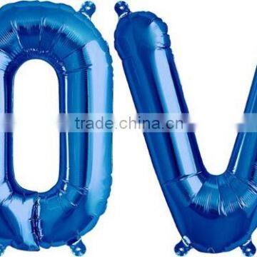 34 inch large love helium alphabet balloon letters for wedding