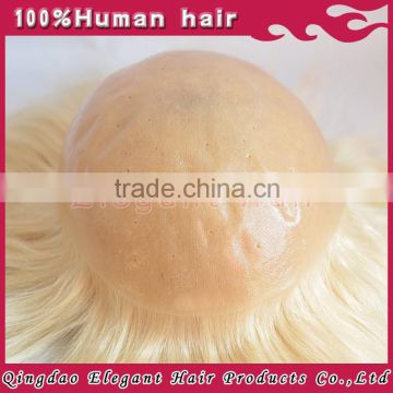 Wholesale Factory Price Breathable Men Polyurethane Thin Skin Pu Human Hair Toupee