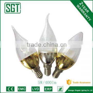 Candle Led Tail Light 3w 6w E14 E27 Led the Lamp CE RoHS Certified photo-2