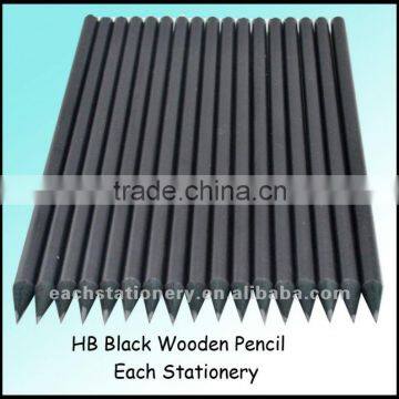 Hot Sales 7' HB natural color black wooden art drawing pencil