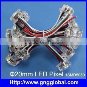 IP67 led pixel disply ,0.3w digital rgb led pixel light outdoor