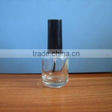 14ml clear nail polish bottle with brush