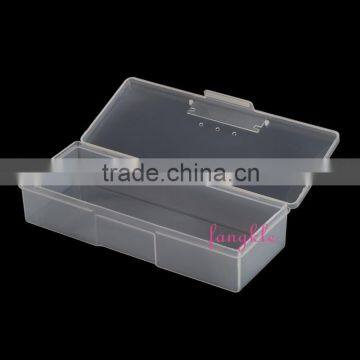 Hotslling empty nail case plastic nail art box for nail tools