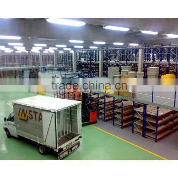 pallet racking supported mezzanine