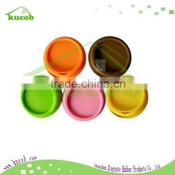 Colorful Silicone Lid for Coffee Cups