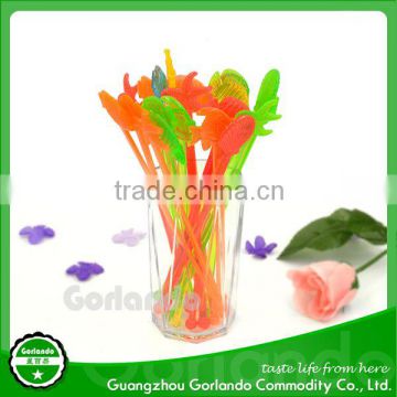 sea animal swizzle cocktail drinking plastic stirrer