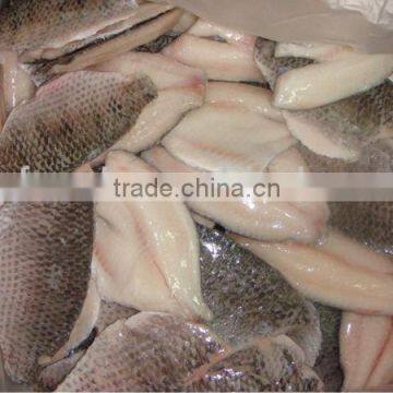 Frozen Tilapia fillet fish skinless, boneless, PBO, chemical free