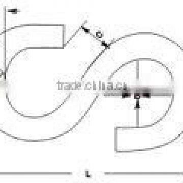 Hot Sale Stainless Steel AISI 304 /316 S Hook (40mm Long) u Shpaed ,S Shaped & Meat Hook. photo-6