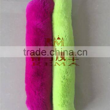 Dyed Color Rex Rabbit Fur Pelts Rex Skins For Sale