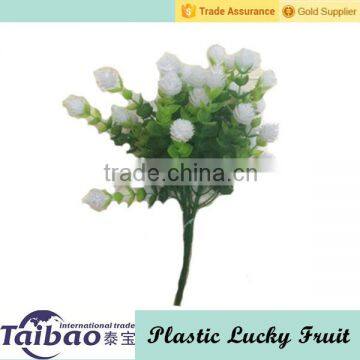 Outdoor decoration artificial lucky fruit wholesale plastic flower stems