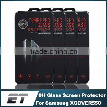 Manufacturer China Wholesale 2015 Products 0.33mm 9H Scratchproof 2.5D Tempered Glass Screen Protector For Samsung XCOVER550