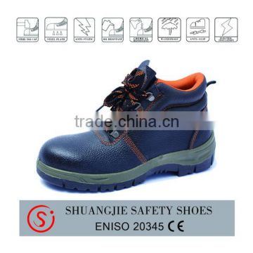 hot-selling,PU injection steel toe split leather safety shoes