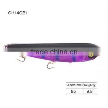 CH14QB1 Bass fishing lure hard bait multicolor pencil fishing lure 85mm