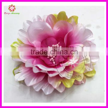 Peony Flower Baby Hair Bow clip Headband made in China