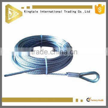 6*19 6mm Supplier galvanized steel wire rope sling