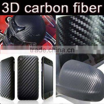 Hotselling colorful car vinyl film 3d carbon fiber 1.52mx30m