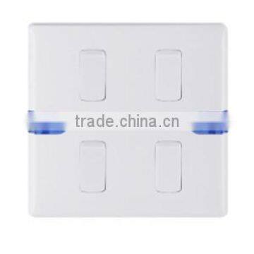 HE2541 4gang 1way wall switch