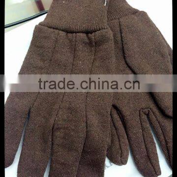 Cotton Jersey Gloves/brown Jersey Gloves/industrial Cotton Gloves photo-3