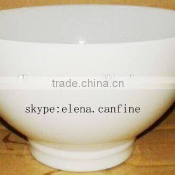 Cheap price good quality Fine porcelain super white bowl , 5.5" porcelain soup bowl cheap