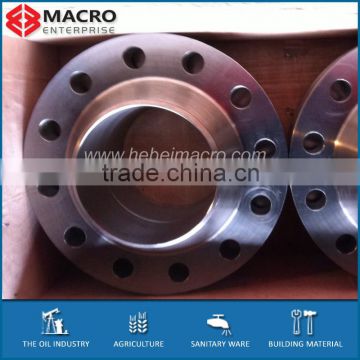 Macro ASME B16.5 stainless steel flange