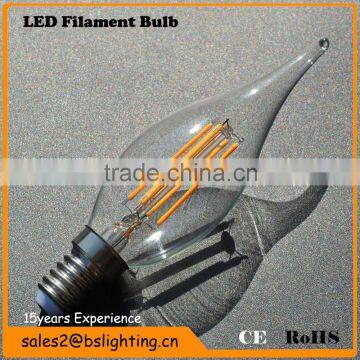 360 Degree Dimmable Led Filament Candle Bulb 4W E14 C35 FC35