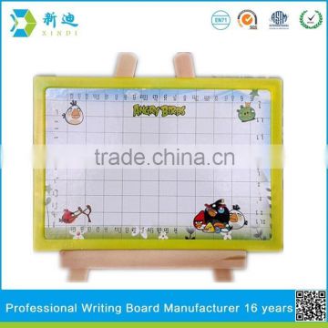 Plastic dry eraser board a4 size with frame