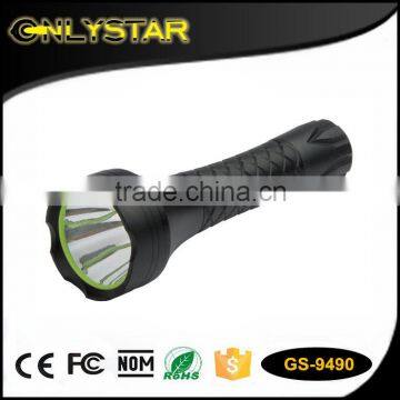 Onlystar GS-9490 3w q5 led 18650 rechargeable battery aluminum led high power flashlight torch