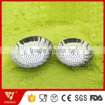 Wide-used Durable Kitchen Accessories SS201 Steaming Tray Fruit Bowl photo-2