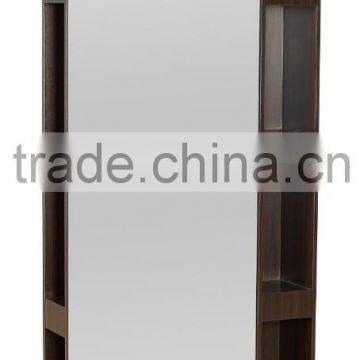 2015 New style newest fancy wood wall mirrors for salon design