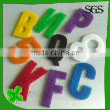 Hook and loop English Letter stickers