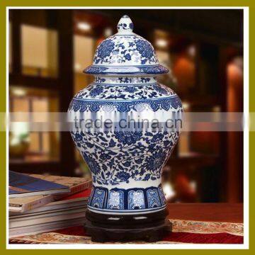 China ginger or temple ceramic blue and white jar made in vietnam                        
                                                Quality Choice