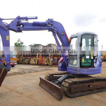 used japan made komatsu PC75UU cheap excavator