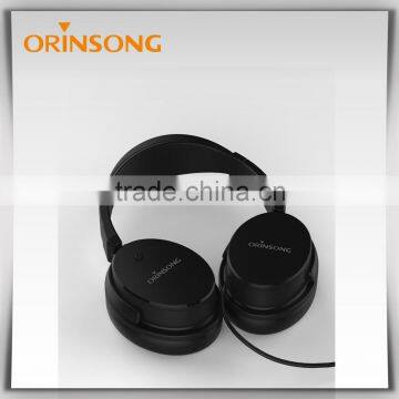 Competitive price black noise cancelling headphones for airplane