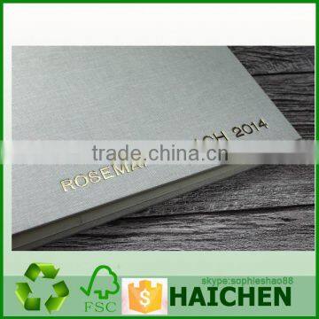 Jumbo Fabric Linen Photo Album With Gold and Silver Foil Logo photo-6
