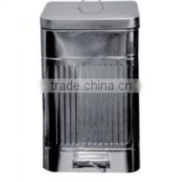 High Quality quadrate Zinc Iron outdoor dustbin