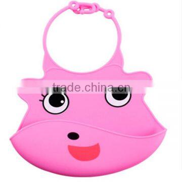 2014 new arrival latest design waterproof fancy silicone baby bib