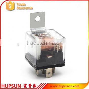 Transparent shell auto relay with relay iron blade, 4PIN 60A auto relay