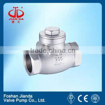 API class 300 threaded 8 inch stainless steel non-return valve