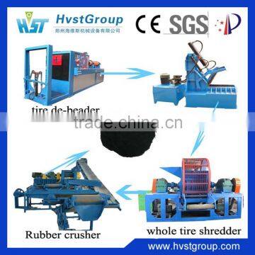 Waste tire shredding machine for sale